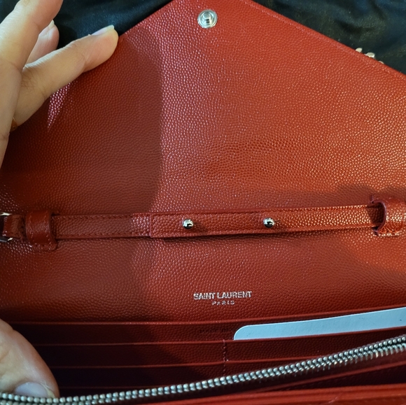 Saint laurent red envelope bag Ysl - Picture 6 of 16